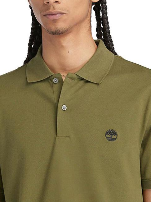 MERRYMEETING RIVER Tricou polo din bumbac stretch sphagnum - maiou Polo