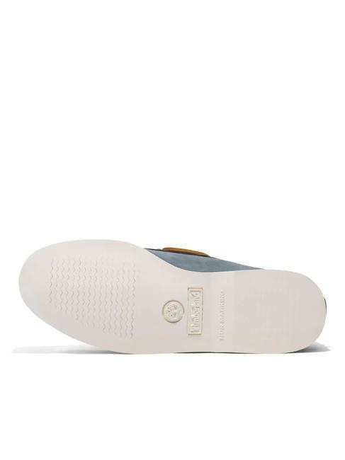 CLASSIC BOAT Pantof de barca din piele nubuc albastru mediu - Pantofi bărbați