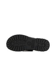 TIMBERLAND CLAIREMONT WAY Sandale papuci din piele negru plin de cereale - Pantofi femei - 5
