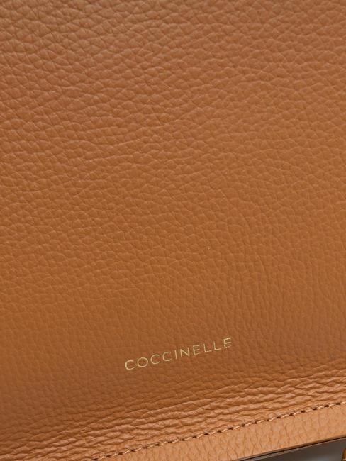 SNIP Geanta de umar din piele ciocanita cuir/noir - Genți femei