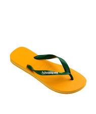 HAVAIANAS BRASIL LOGO &Icirc;ncălțăminte bărbătească pop galben - Pantofi unisex - 2