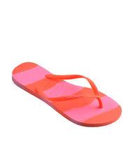 HAVAIANAS SLIM COLOR FUN Papuci flip-flop coral neon - Pantofi femei - 3