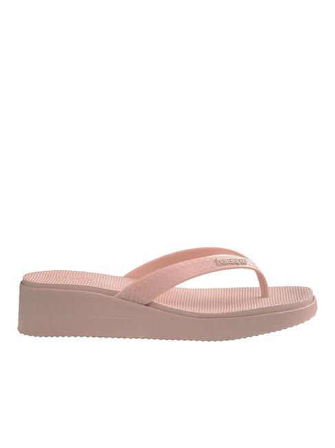 HIGH PLATFORM Flip-flops cu pană ballet a crescut - Pantofi femei