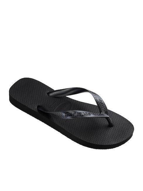 TOP TIRAS SENSES Papuci flip-flop BLACK - Pantofi femei