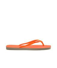 HAVAIANAS SQUARE GLITTER NEON Papuci flip-flop bej/portocaliu - Pantofi femei - 3