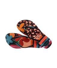 HAVAIANAS SLIM PATCHWORK Papuci flip-flop bej/negru - Pantofi femei - 4