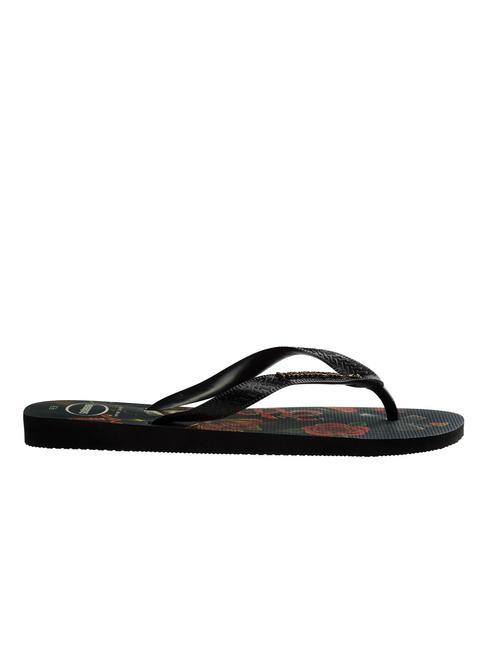TOP TRIBO TOP flip-flops negru negru - Pantofi bărbați