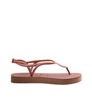 HAVAIANAS LUNA FLATFORM Sandale flip-flop cu formă plată CROCUS / ROSE - Pantofi femei - 2
