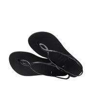 HAVAIANAS LUNA FLATFORM Sandale flip-flop cu formă plată BLACK - Pantofi femei - 4