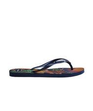 HAVAIANAS  Flip-flip-uri SLIM TROPICAL NAVY / BLUE / NAVY - Pantofi femei - 3