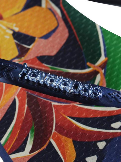  Flip-flip-uri SLIM TROPICAL NAVY / BLUE / NAVY - Pantofi femei