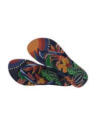 HAVAIANAS  Flip-flip-uri SLIM TROPICAL NAVY / BLUE / NAVY - Pantofi femei - 6