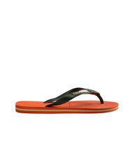 HAVAIANAS BRASIL LOGO Încălțăminte bărbătească portocaliu apus de soare - Pantofi unisex - 2