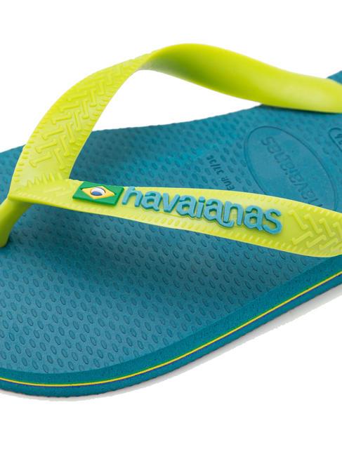 BRASIL LOGO Încălțăminte bărbătească albastru amazonit - Pantofi unisex