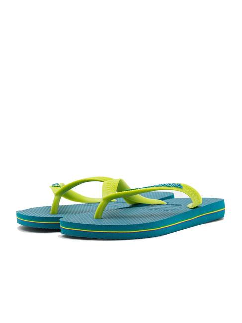 BRASIL LOGO Încălțăminte bărbătească albastru amazonit - Pantofi unisex
