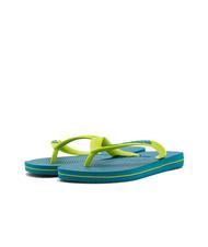 HAVAIANAS BRASIL LOGO Încălțăminte bărbătească albastru amazonit - Pantofi unisex - 4