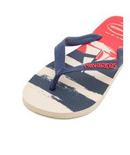 HAVAIANAS Haltere TOP NAUTICAL bej pai/bleumarin/rosu rubin - Pantofi bărbați - 3