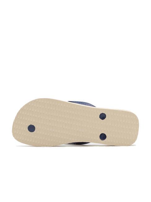 Haltere TOP NAUTICAL bej pai/bleumarin/rosu rubin - Pantofi bărbați