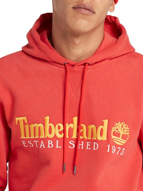 LS  Hanorac cu gluga aura portocalie wb - hanorace