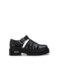CULT SLASH 4210 Peisaj decupat din piele negru - Pantofi femei - 2