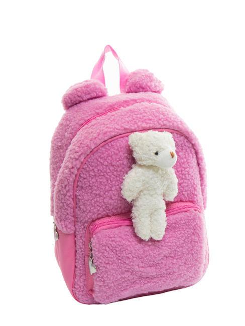 BEAR KIDS Mini rucsac ROSU RODAMINĂ - Rucsacuri pentru școală și timp liber