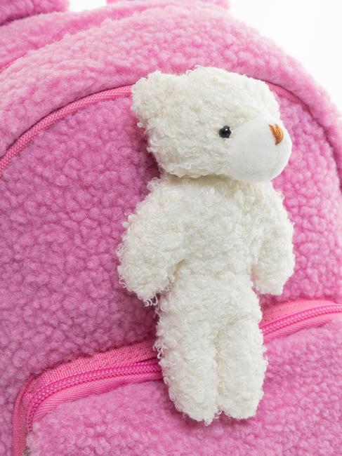 BEAR KIDS Mini rucsac ROSU RODAMINĂ - Rucsacuri pentru școală și timp liber