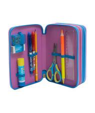 CAMOMILLA DREAMS&FLOWERS Trusa cu 3 fermoare cu trusa școlară negru - Penare și accesorii - 3