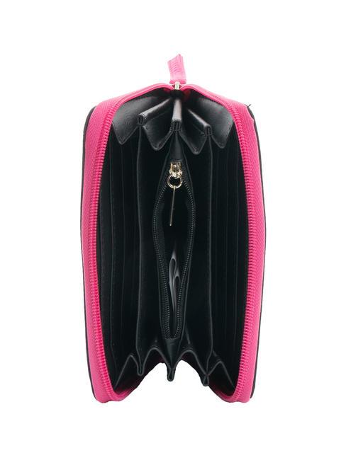 DON'T WORRY BE HIPPY Fermoar mare în jurul portofelului negru - Saci și accesorii pentru copii