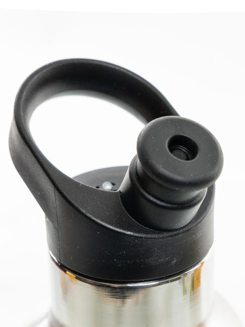 GIFT&DECOR Sticla de baut cu capac de paie 500 ml argint - Sticle termice