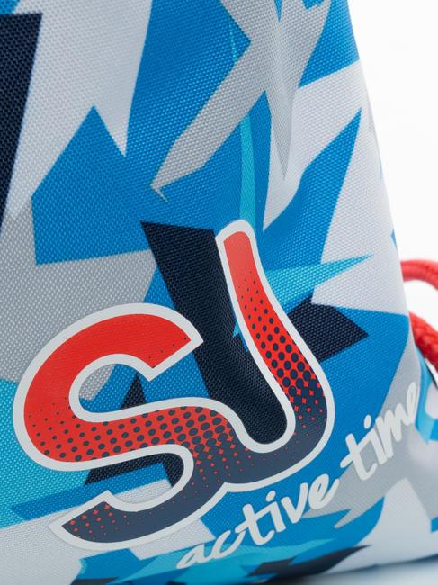 ACTIVE TIME Ghiozdan BLUE PRINT - Rucsacuri pentru școală și timp liber