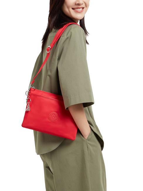 RIRI L Geantă de umăr plată petrecere paka roz - Genți femei