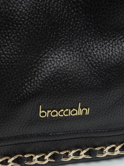 NORA Geanta de piele negru - Genți femei