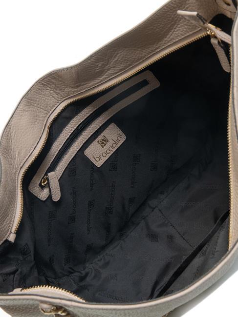 NORA Geanta de piele pudra de fata - Genți femei