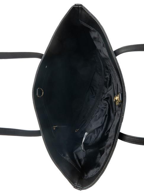 JENNIFER Geanta de cumparaturi cu imprimeu negru - Genți femei