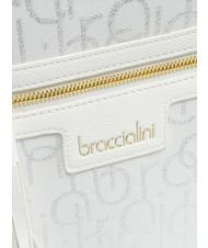 BRACCIALINI FONT Rucsac jacquard alb - Genți femei - 3