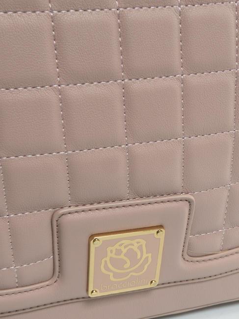 ICONS Geantă de umăr matlasată pudra de fata - Genți femei