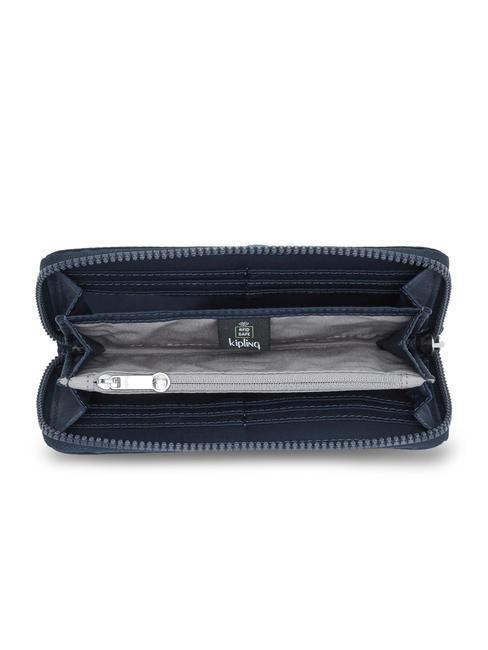 IMALI Fermoar mare în jurul portofelului paka albastru - Genți femei