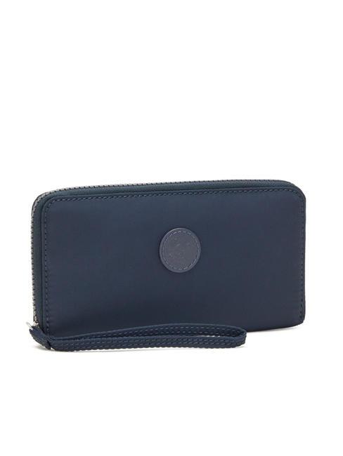 IMALI Fermoar mare în jurul portofelului paka albastru - Genți femei