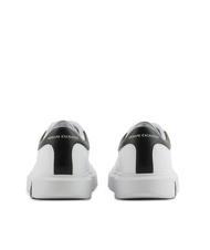 ARMANI EXCHANGE ACTION Tenisi din piele op.alb + negru - Pantofi bărbați - 4