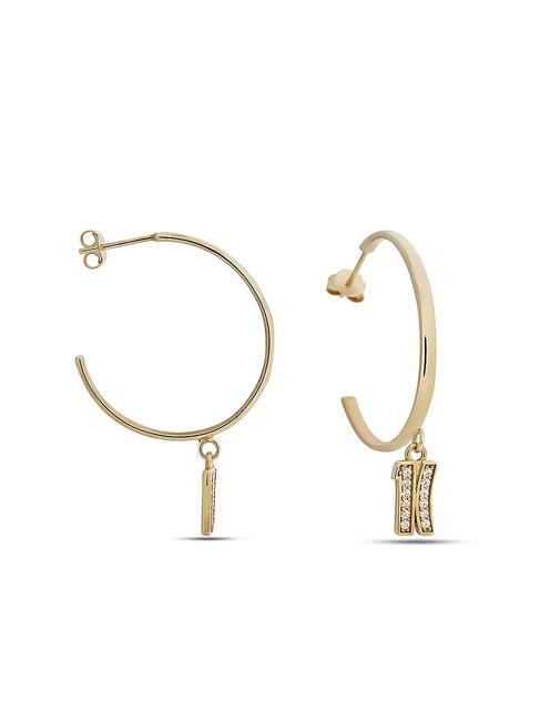 BROADWAY Cercei circulari cu pandantiv aur - Cercei