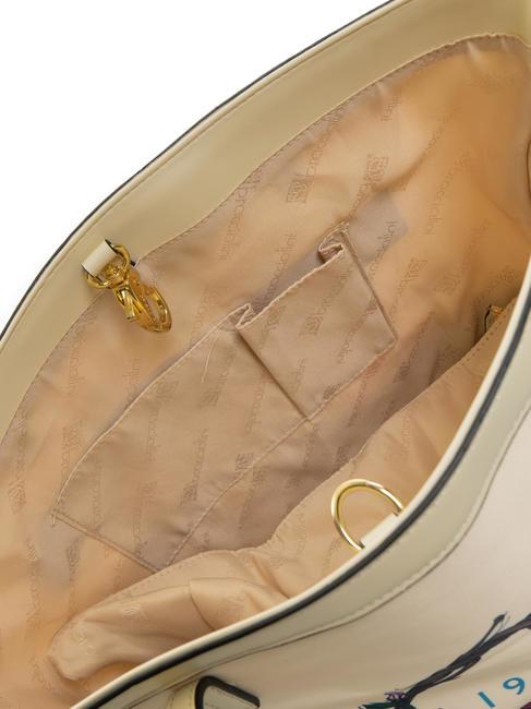 JENNIFER Geanta de cumparaturi cu imprimeu bej - Genți femei