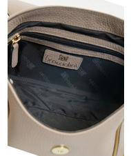 BRACCIALINI NAOMI Geanta de umar din piele cu clapa pudra de fata - Genți femei - 5