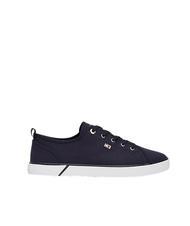 TOMMY HILFIGER VULCANIZED CANVAS Adidași din pânză albastru spațial - Pantofi femei - 3