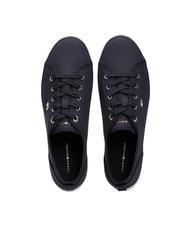 TOMMY HILFIGER VULCANIZED CANVAS Adidași din pânză albastru spațial - Pantofi femei - 4