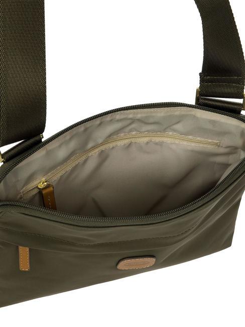 X-COLLECTION  Geantă plată oliv - Genți femei