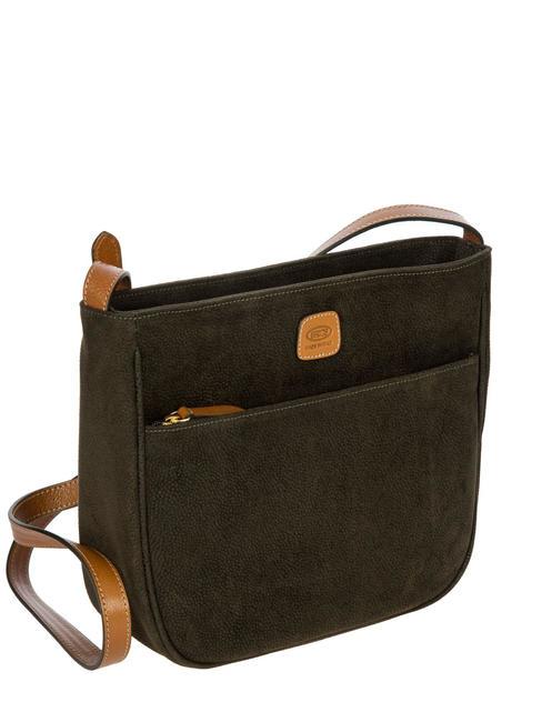 Viața lui BRIC Geantă de umăr oliv - Genți femei