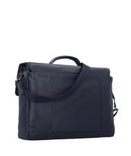 PIQUADRO PAN  Servietă PC de 15 inchi, din piele albastru - Serviete birou - 3