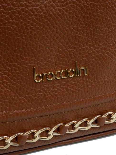 NORA Geanta de piele maro - Genți femei