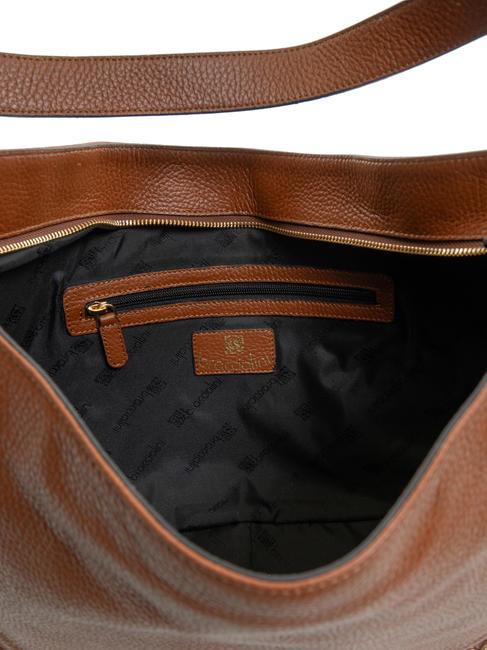 NORA Geanta de piele maro - Genți femei