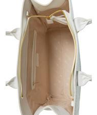 BRACCIALINI FONT Geantă tote cu curea de umăr alb - Genți femei - 5